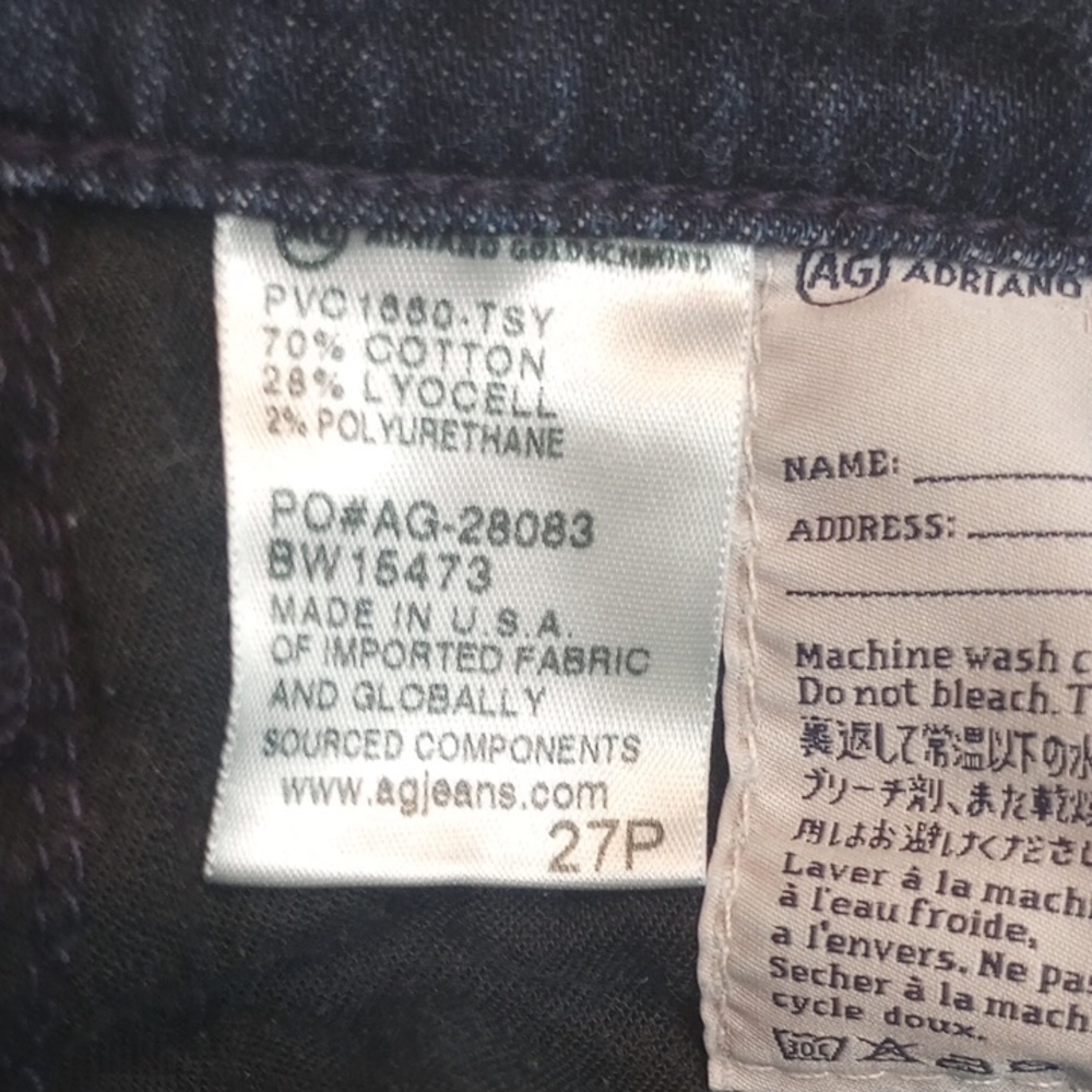 South Gate Dark Blue Flare Jeans for Women - Picture 8 of 10